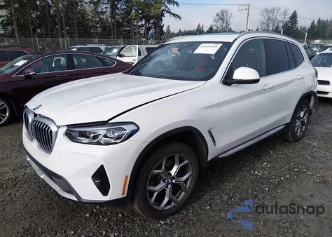 2022 BMW X3 xDrive30I from USA, damaged, VIN 5UX53DP04N9M51511